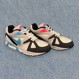 Nike Air Structure Triax 91 Sneakers - Grey/Black/Blue/Red, Men’s Size 9